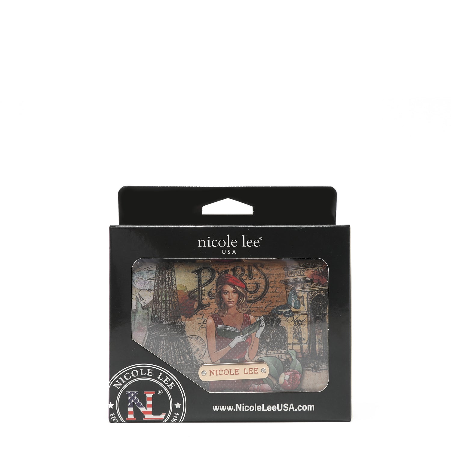 Triple Fashion Compact Portfolio mit RFID -Block