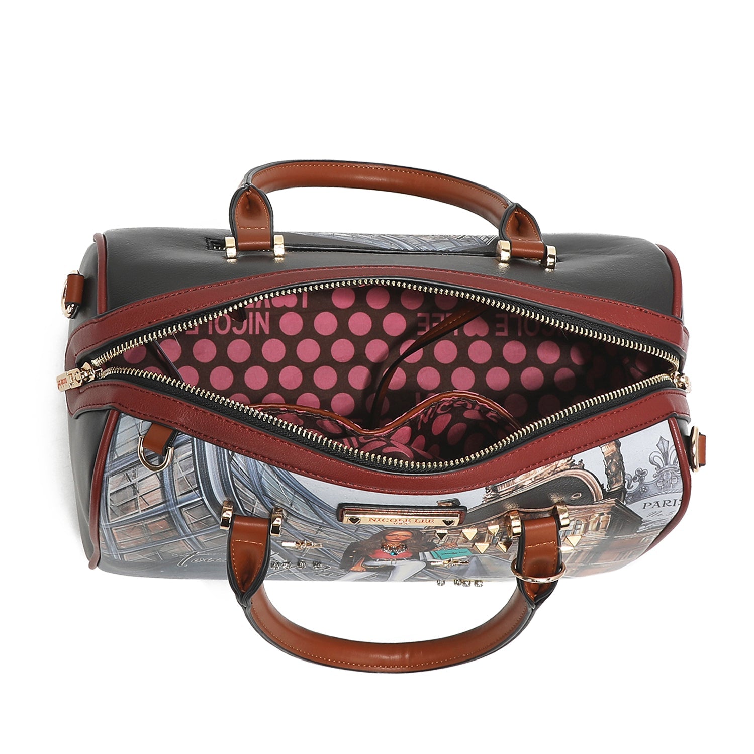 BOLSA BOSTON "<tc>TOUR DE PARIS</tc>"