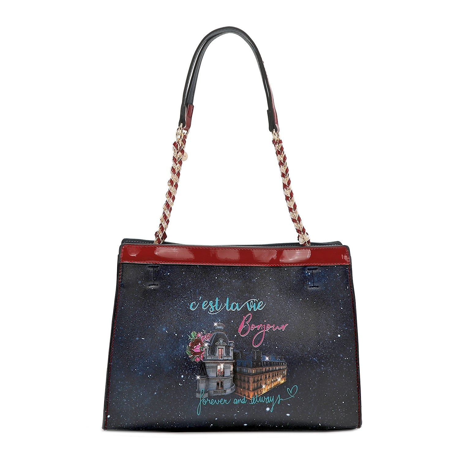 HANDTASCHE „HEUTE NACHT FÜR DICH“.