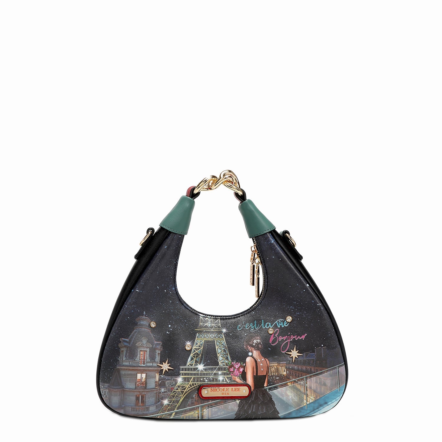 CROSSBODY BAG WITH CHAIN "<tc><tc>Tonight For You</tc></tc>"