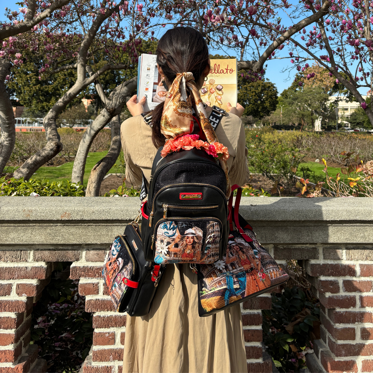 BOLSO DOME SATCHEL (MARTHA TRAVELS ITALY)