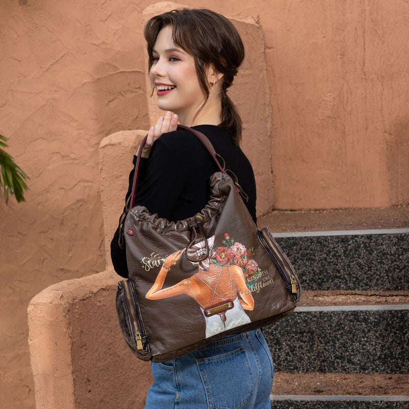 DENIM DRAWSTRING BAG (<tc>BLIND DATE</tc> )