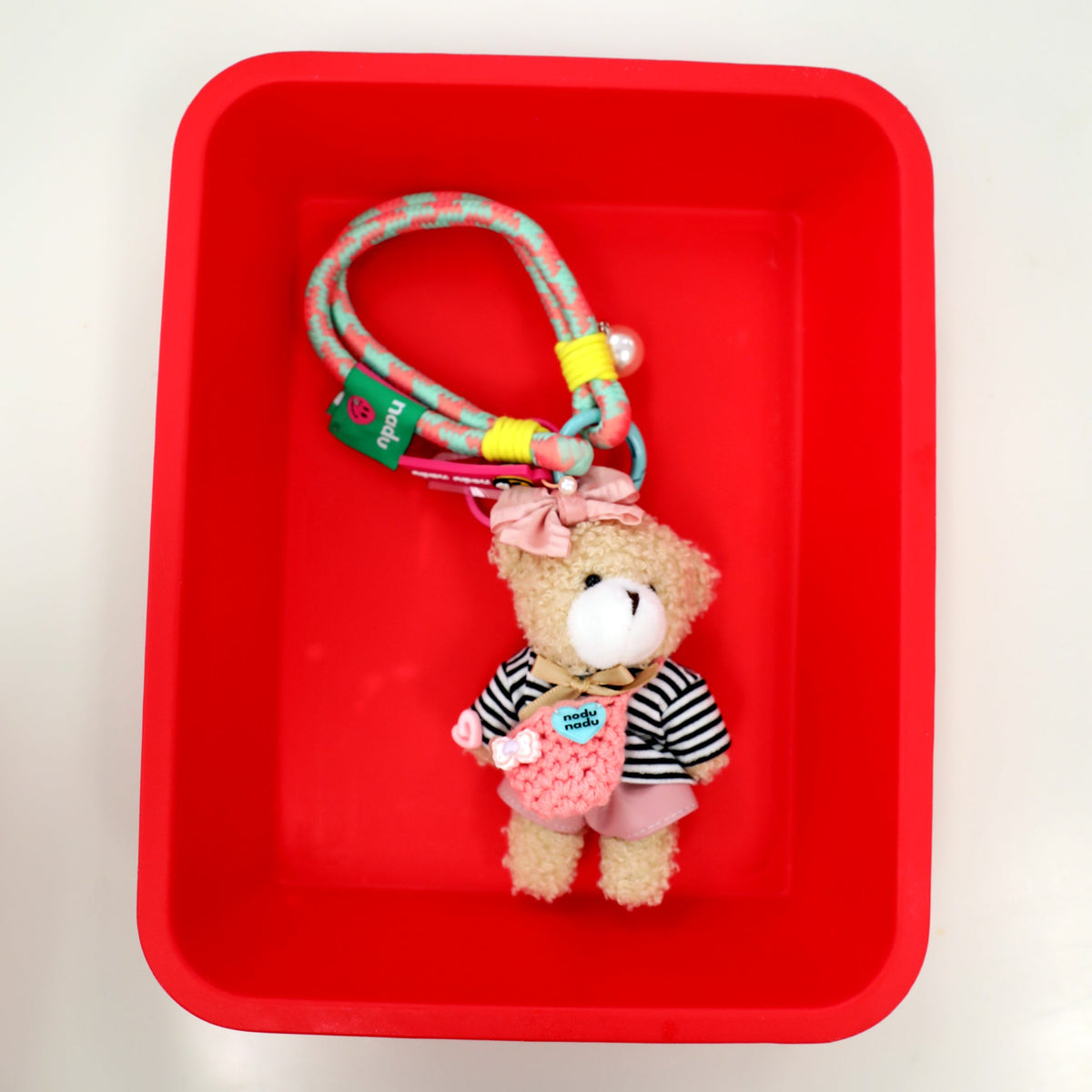 CHARM CITA EN ROSA "OSO BELLA"