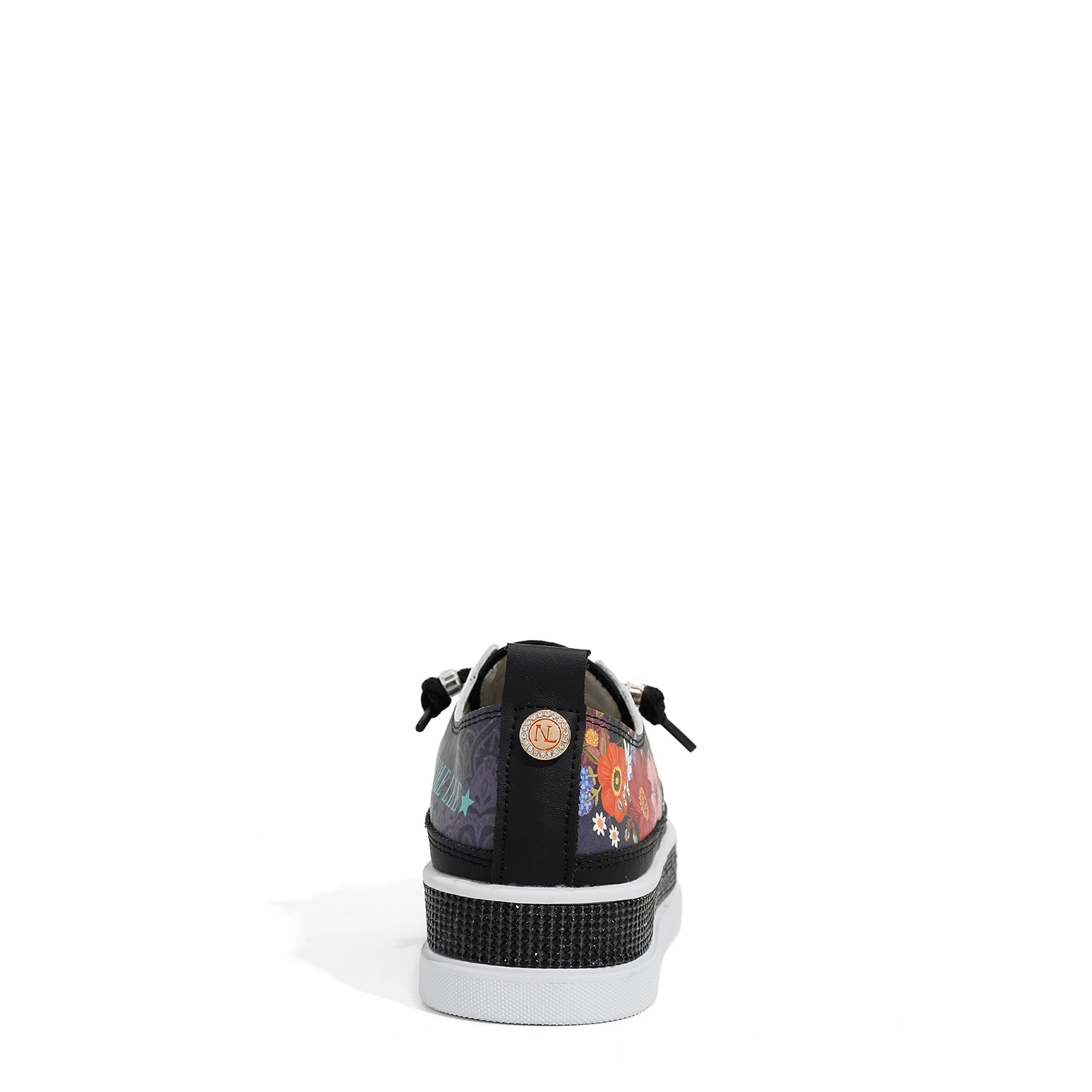 SNEAKER IN PELLE CON PLATEAU E STRASS (<tc>DREAM COMES TRUE</tc>)