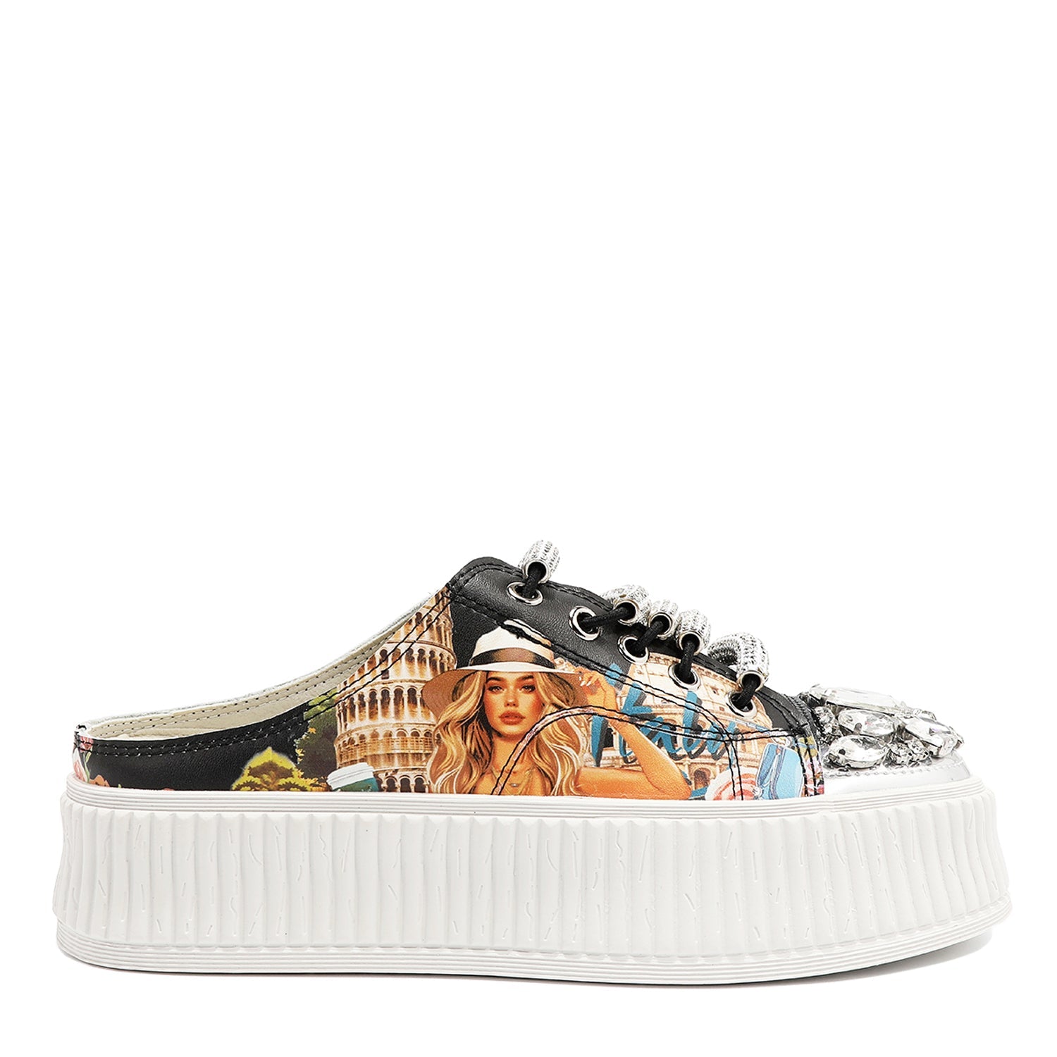 SNEAKERS CON PLATEAU (<tc>MARTHA TRAVELS ITALY</tc>)