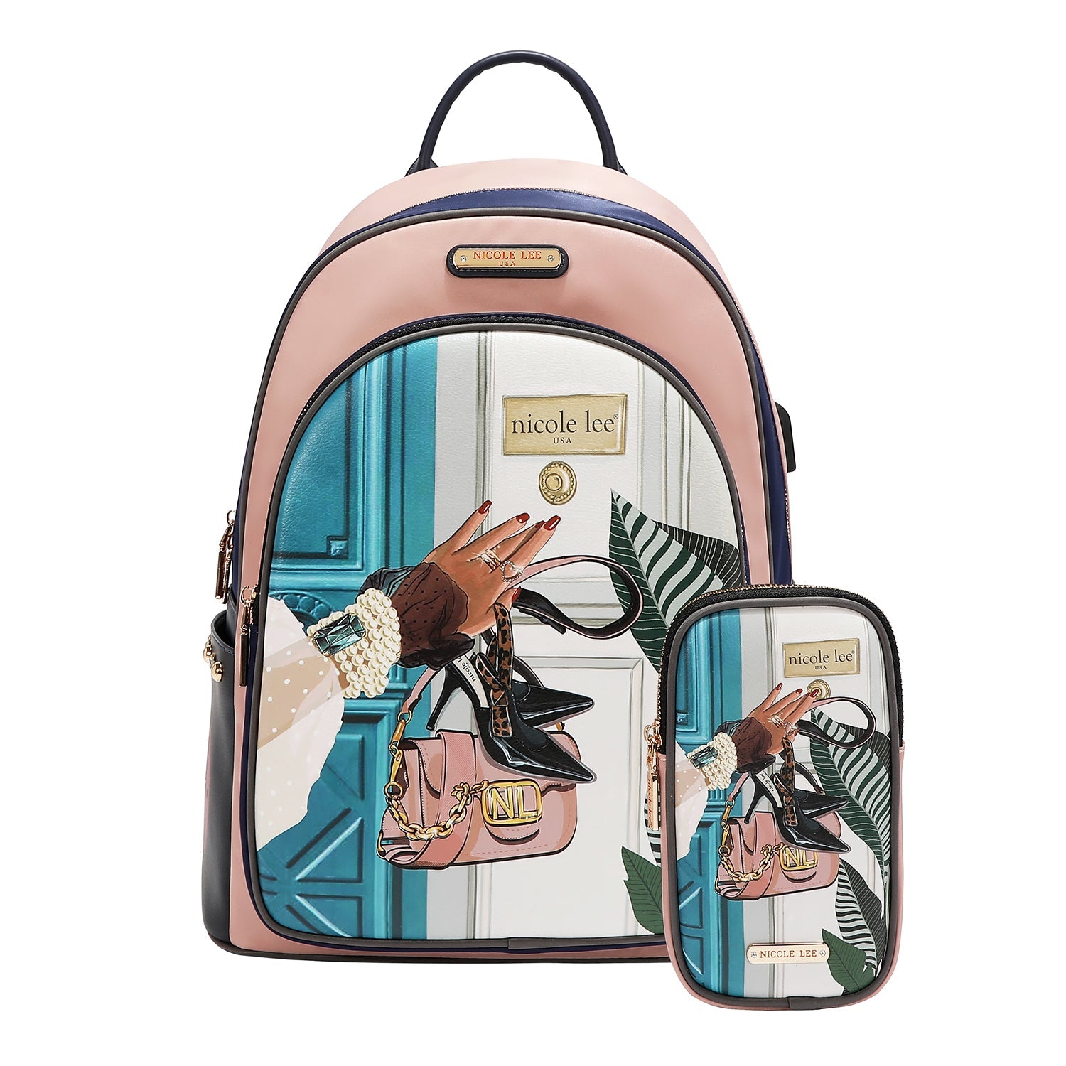 MOCHILA PARA PORTÁTIL CON PUERTO DE CARGA USB (EMOTION)