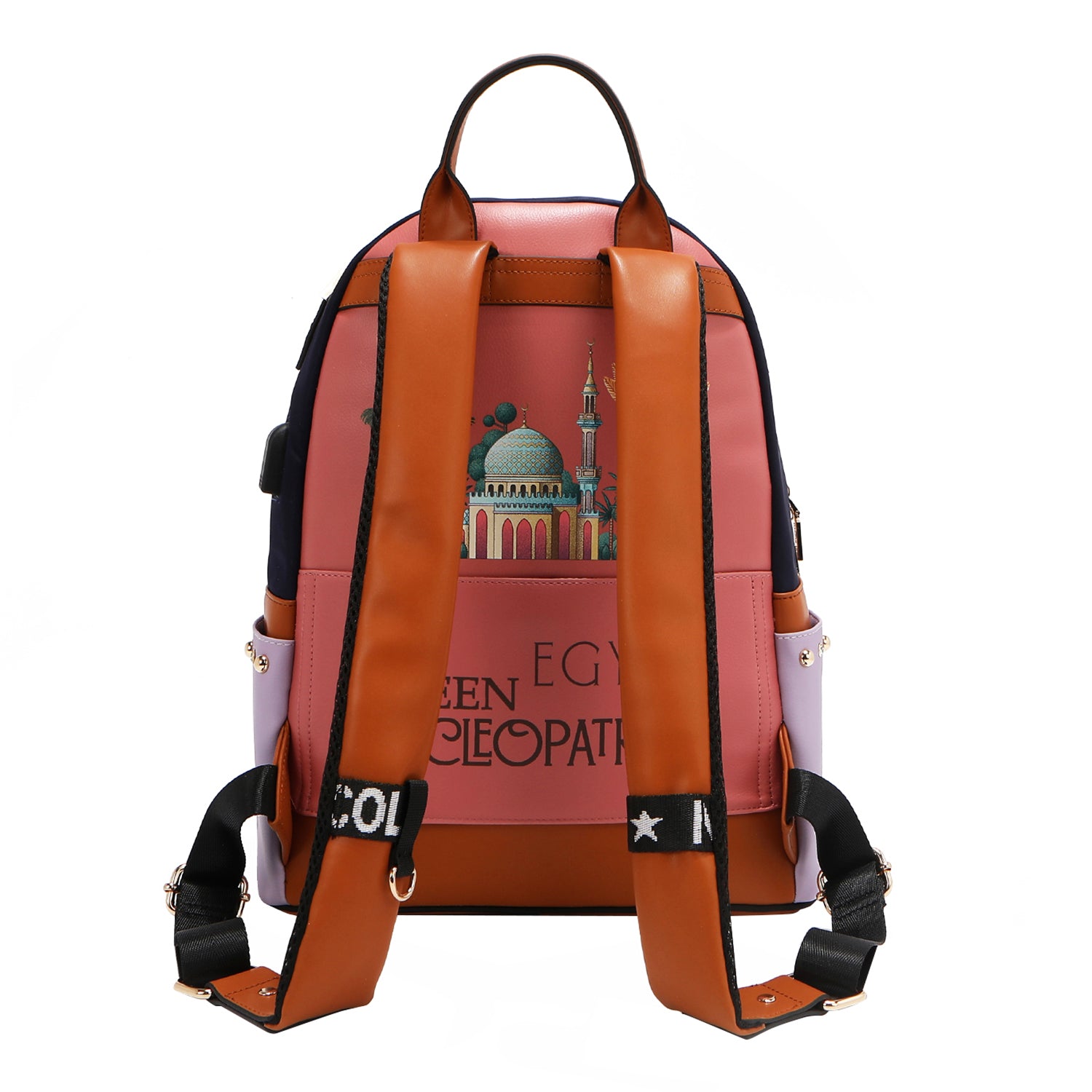 MOCHILA PARA PORTÁTIL CON PUERTO DE CARGA USB (QUEEN CLEOPATRA)