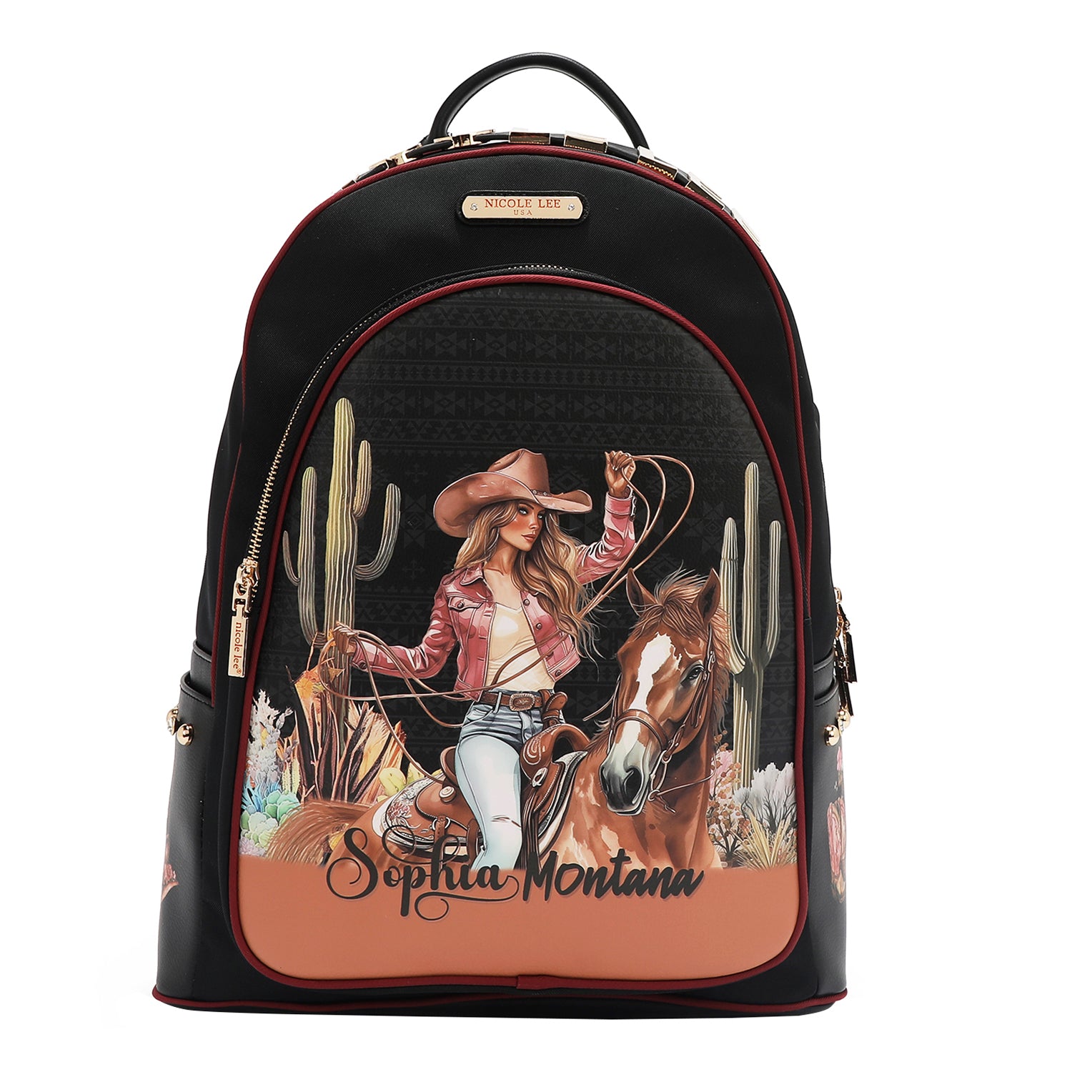 ZAINO PER COMPUTER PORTATILE CON PORTA DI RICARICA USB (<tc>SOFIA MONTANA</tc>)