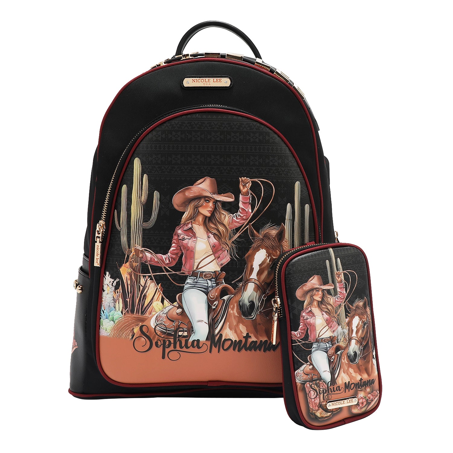 ZAINO PER COMPUTER PORTATILE CON PORTA DI RICARICA USB (<tc>SOFIA MONTANA</tc>)