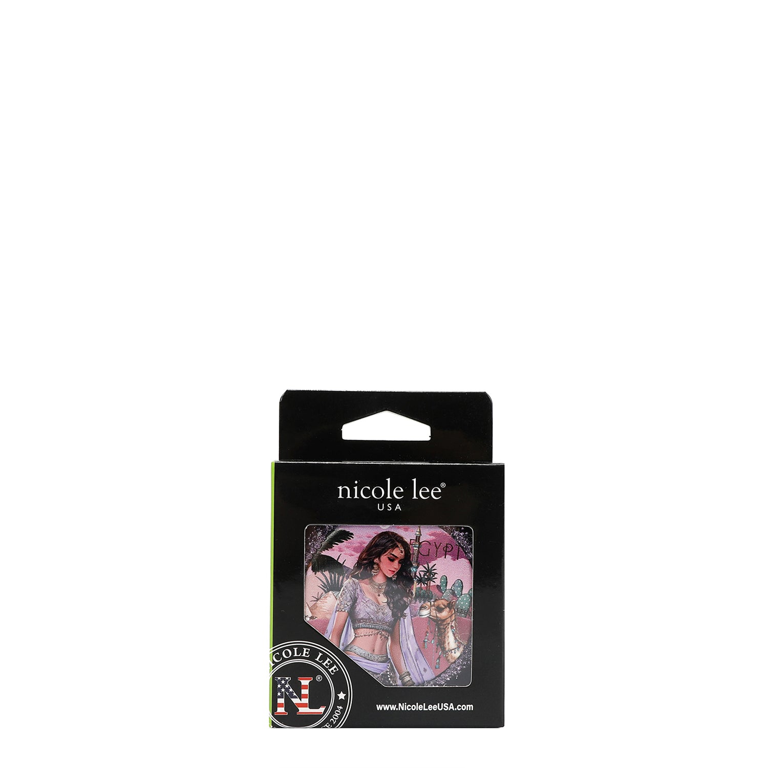 SPECCHIO COMPATTO CON PENNELLO E STRASS (<tc>QUEEN CLEOPATRA</tc>)