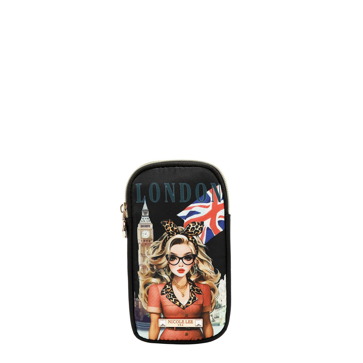 ORGANIZADOR PARA MOVIL Y GAFAS (LONDON EYE - NEGRO)