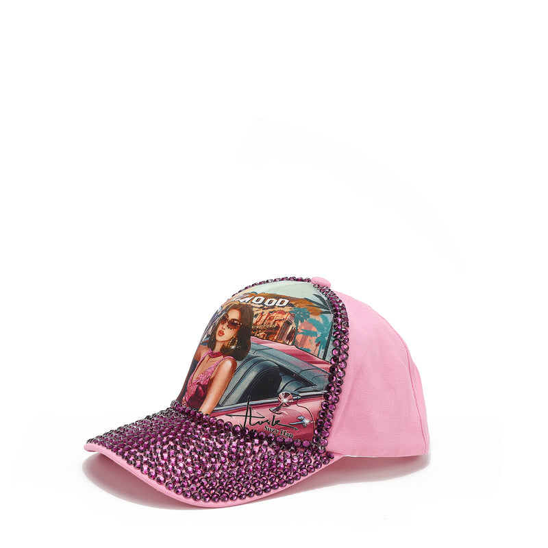 CASQUETTE AVEC COURONNE DE DIAMANT (<tc>HOLLYWOOD DRIVE</tc> )