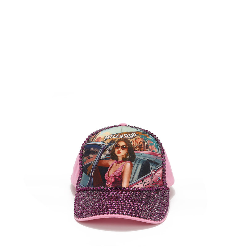 CASQUETTE AVEC COURONNE DE DIAMANT (<tc>HOLLYWOOD DRIVE</tc> )