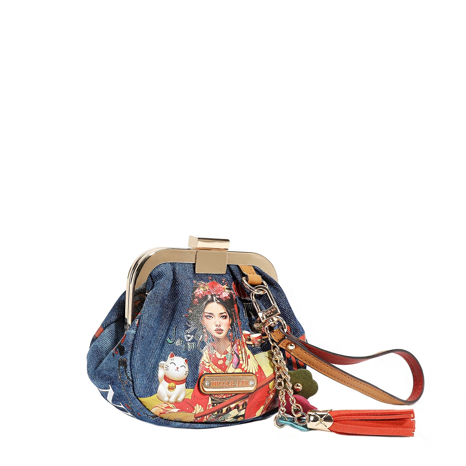 PORTAFOGLIO MINI CON TRACOLLA DENIM (<tc>LADIES NIGHT OUT</tc>)