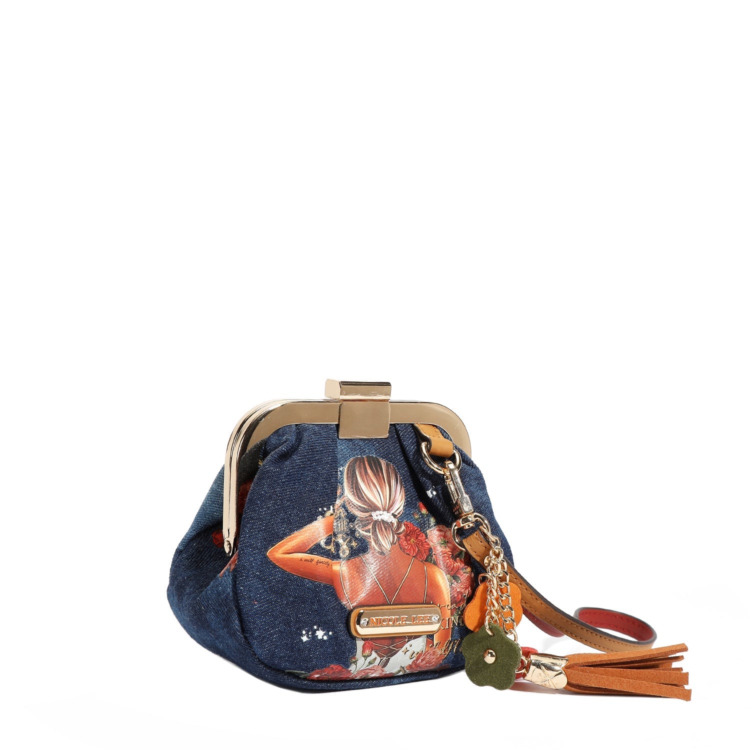 PORTAFOGLIO MINI CON TRACOLLA DENIM (<tc>LADIES NIGHT OUT</tc>)