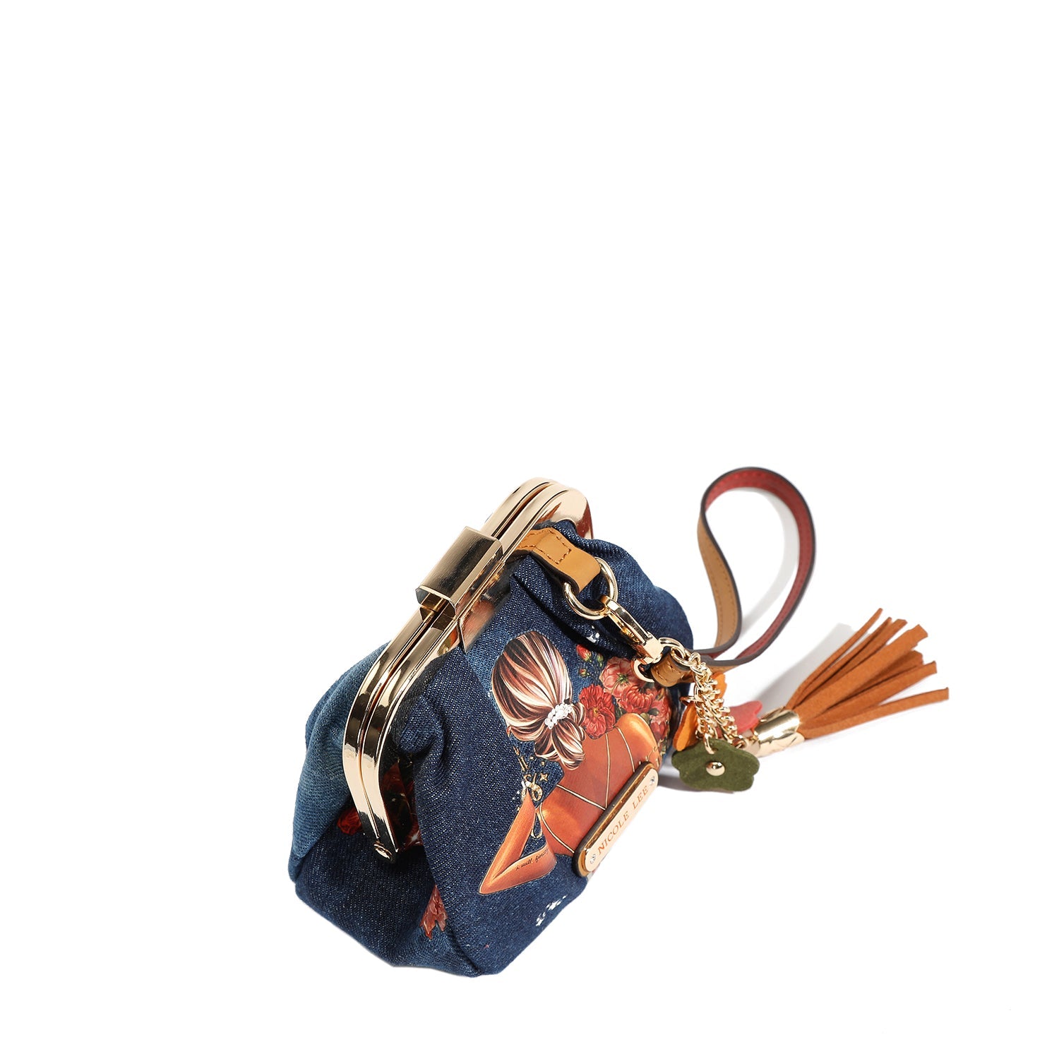 PORTAFOGLIO MINI CON TRACOLLA DENIM (<tc>LADIES NIGHT OUT</tc>)