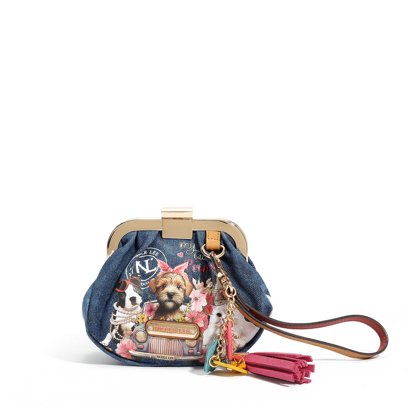 MINI BOLSA COM ALÇA DENIM (<tc>FAMILY YEARBOOK</tc>)