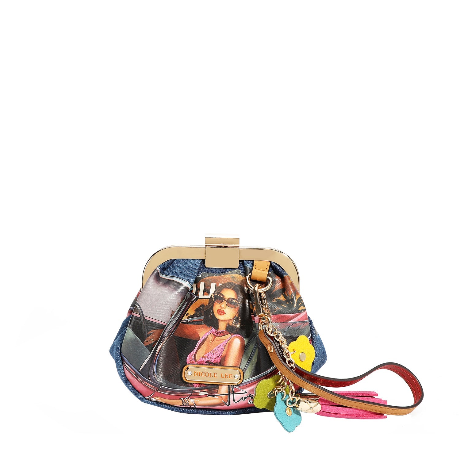 PORTAFOGLIO MINI CON TRACOLLA DENIM (<tc>LADIES NIGHT OUT</tc>)