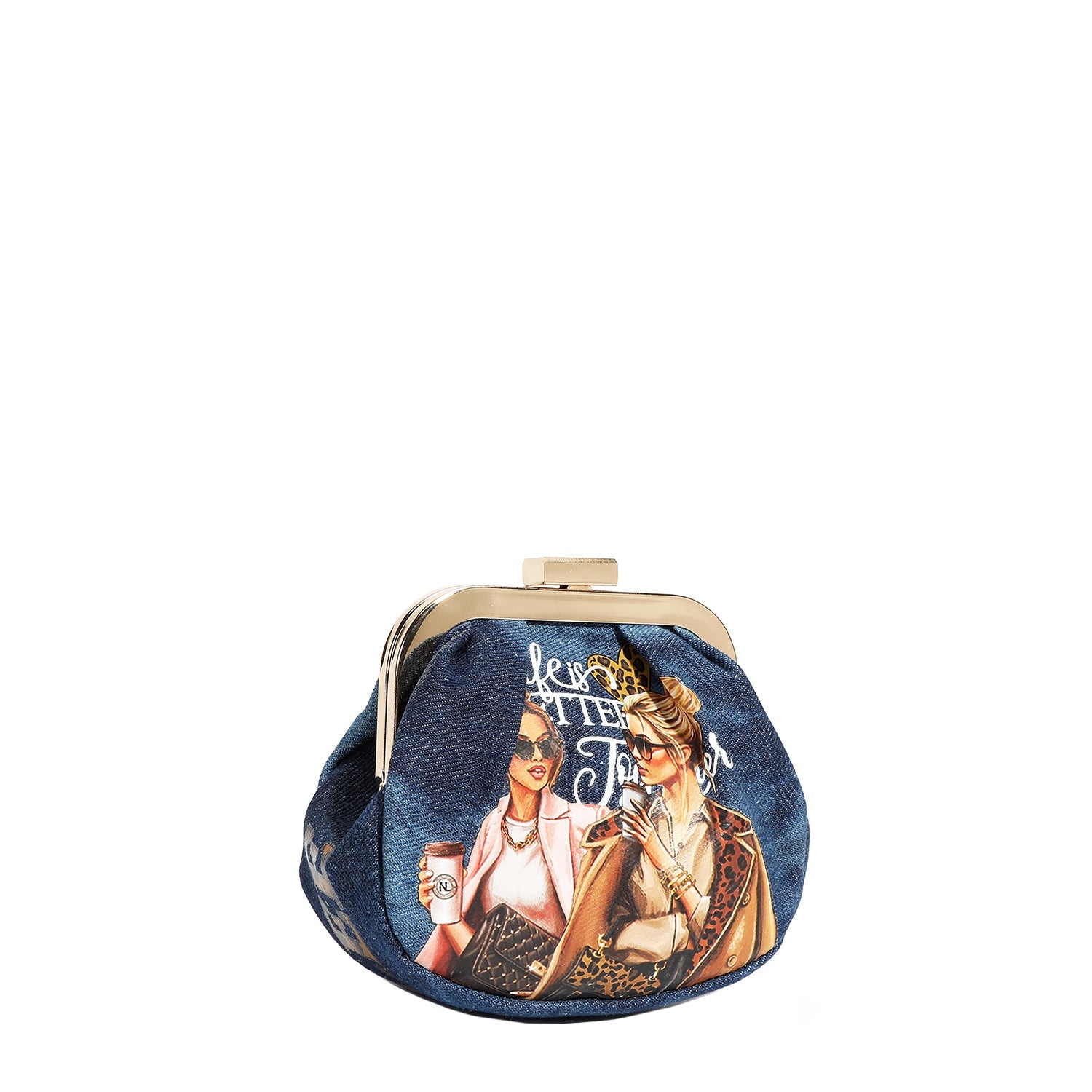 PORTAFOGLIO MINI CON TRACOLLA DENIM (<tc>LADIES NIGHT OUT</tc>)