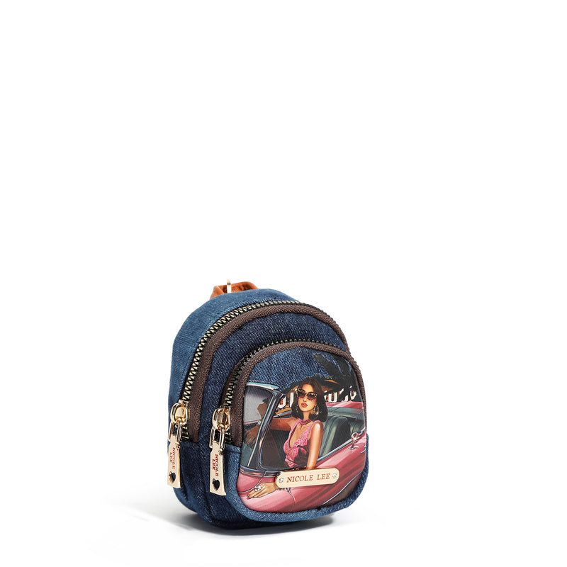 DENIM-RUCKSACK-GELDBÖRSE (<tc>HOLLYWOOD DRIVE</tc> )