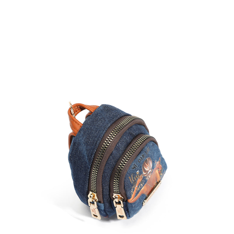 BORSA ZAINO IN DENIM (<tc>BLIND DATE</tc> )