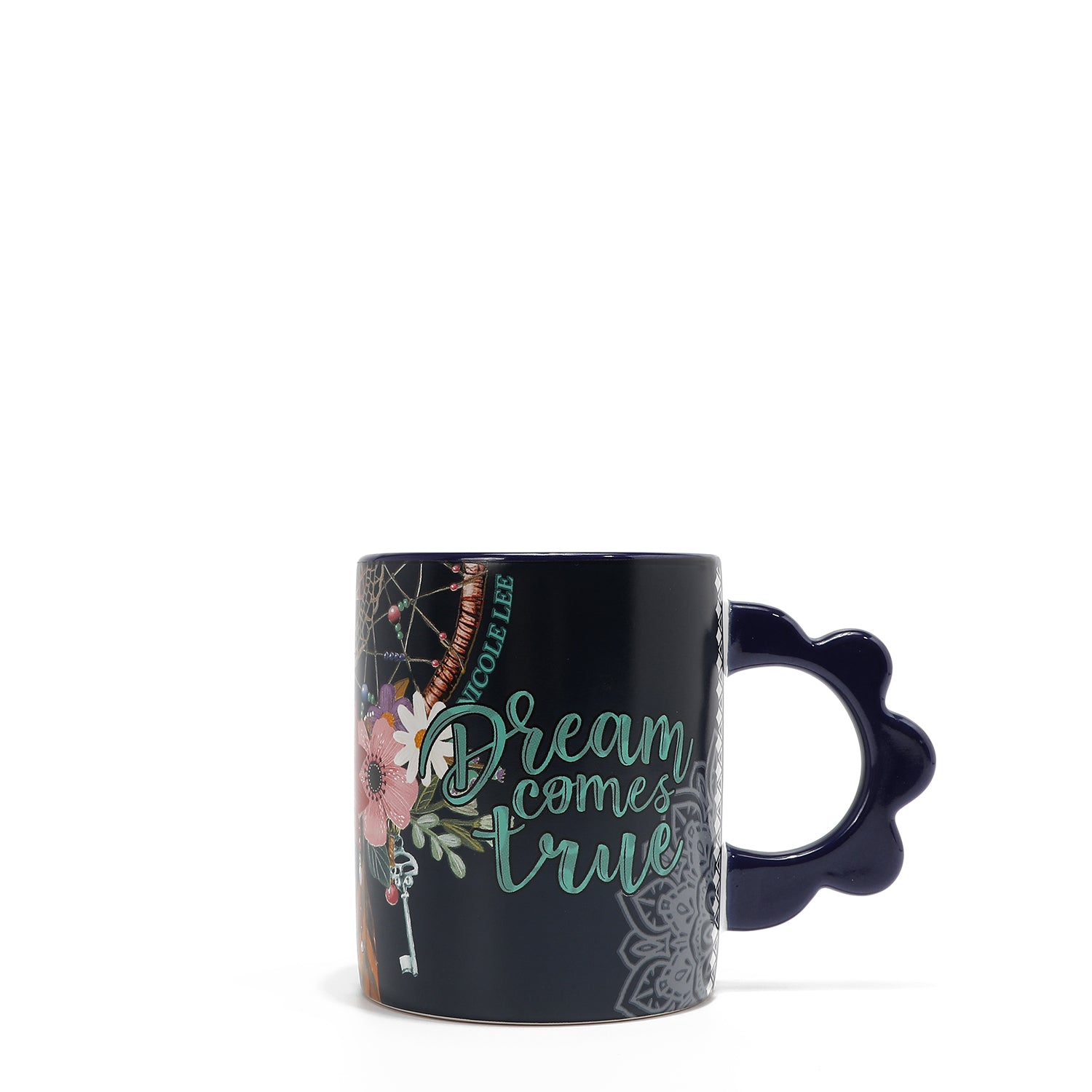TAZZA IN CERAMICA A FORMA DI PETALO (<tc>DREAM COMES TRUE</tc>)
