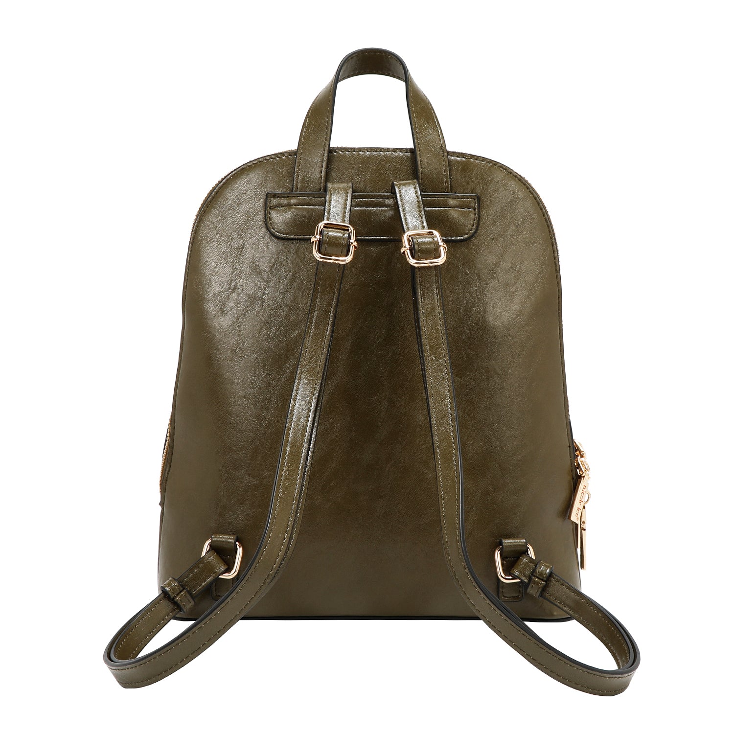 SAC À DOS AVEC LOGO EMBOSSÉ (OLIVE)