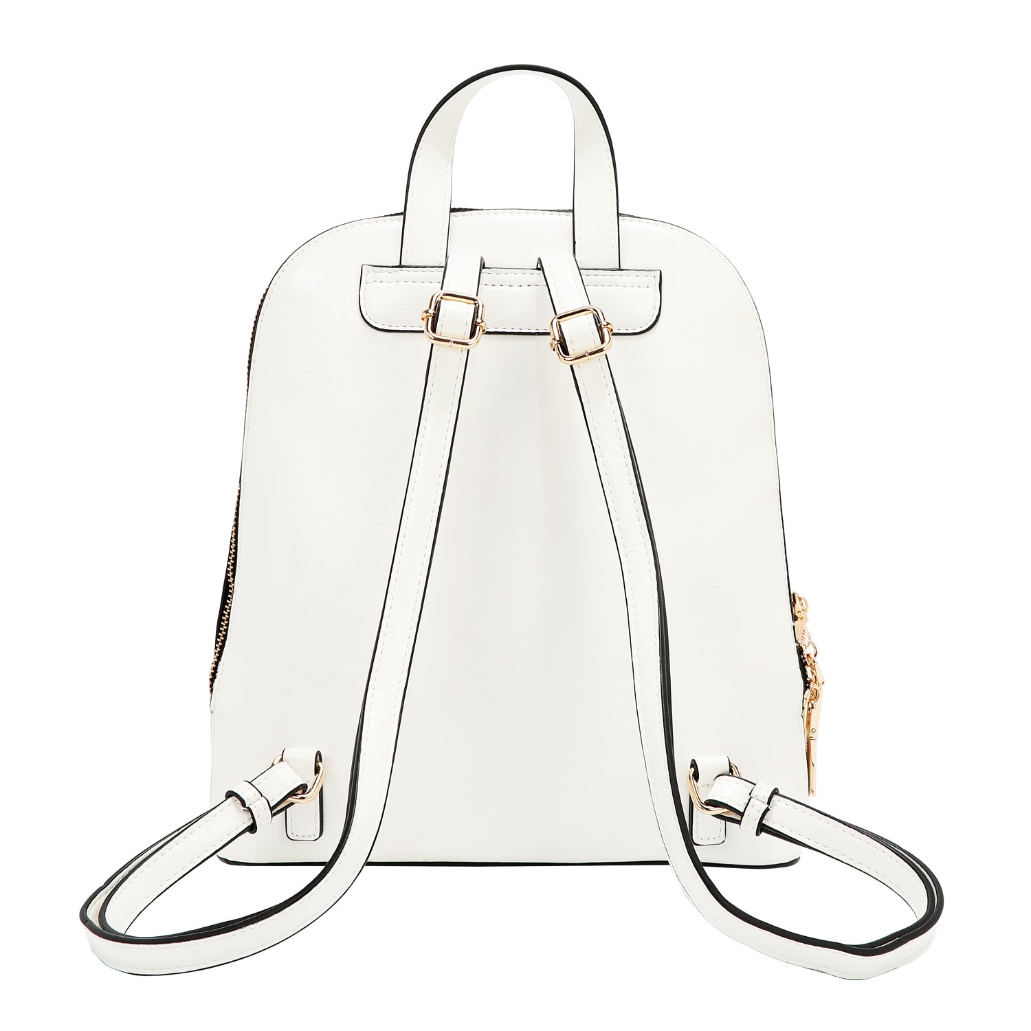 BACKPACK WITH EMBOSSED LOGO (WHITE)