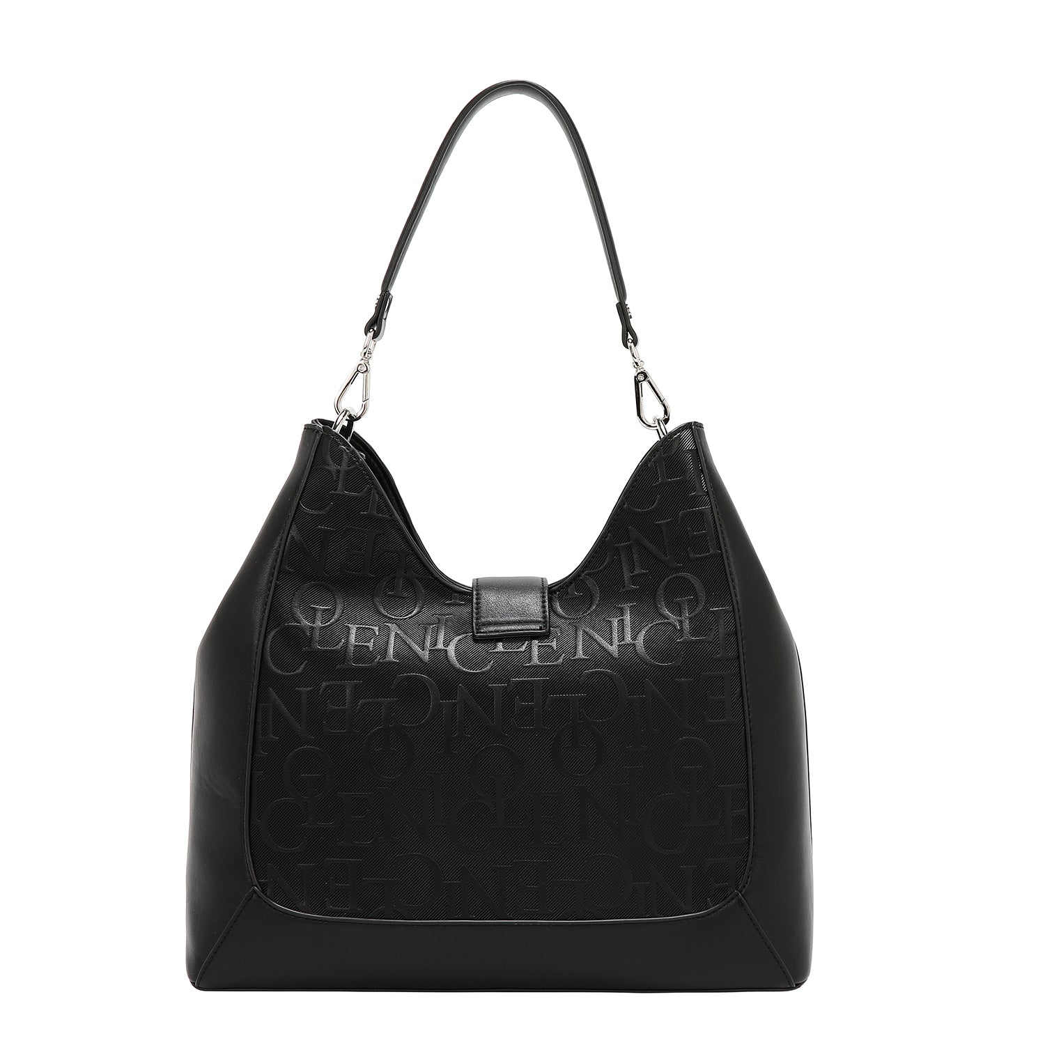 Elegância de alívio de bolsa grande (preto)