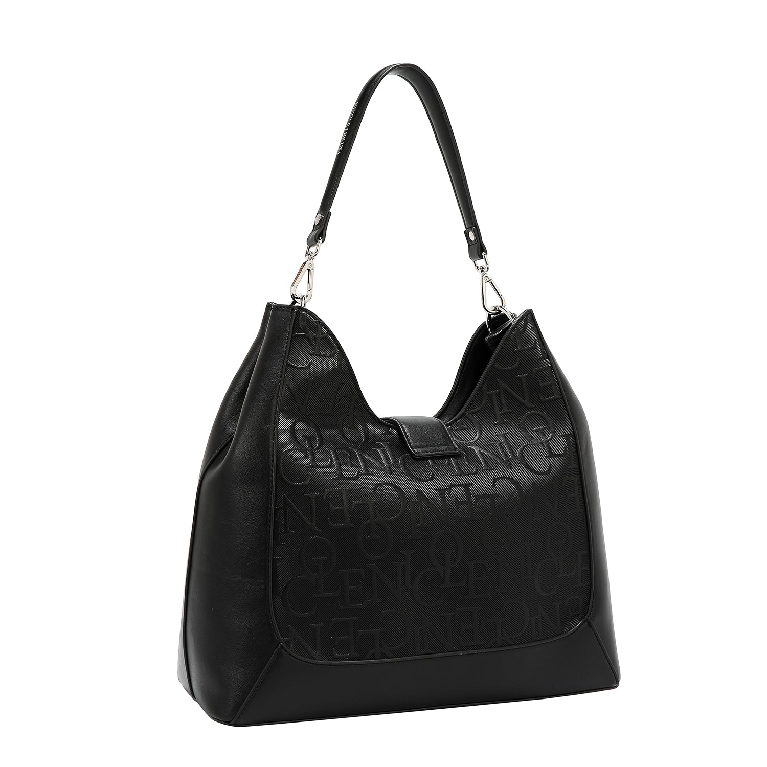 Elegância de alívio de bolsa grande (preto)