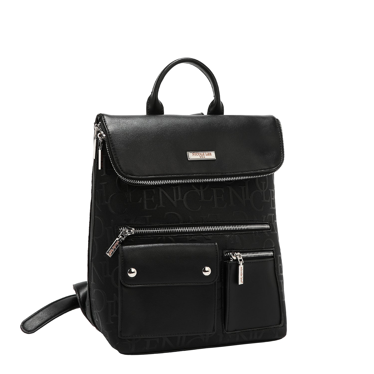 Multibolsos Rucksack Relief Eleganz (schwarz)
