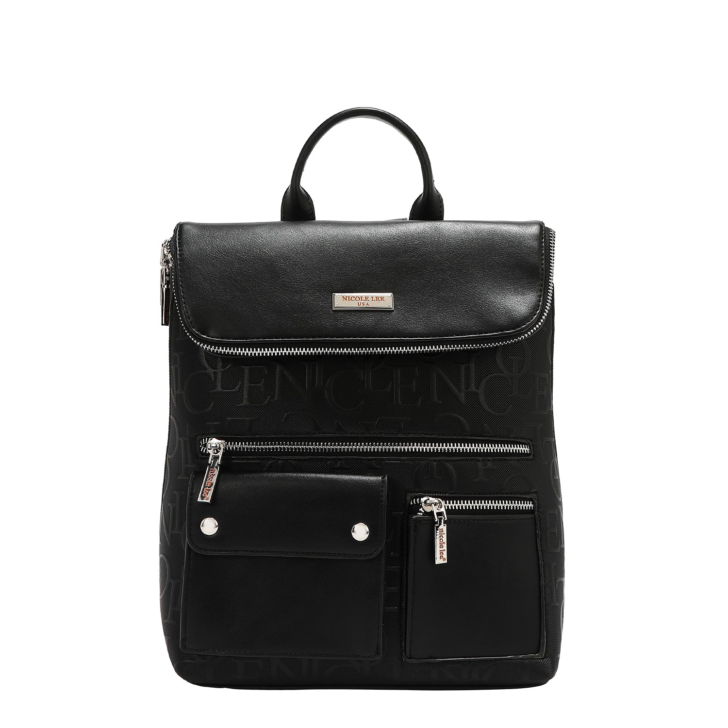 Multibolsos Rucksack Relief Eleganz (schwarz)