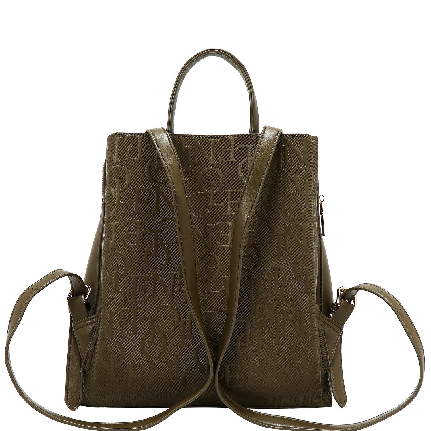 Relief -Eleganz -Rucksack (Olive)