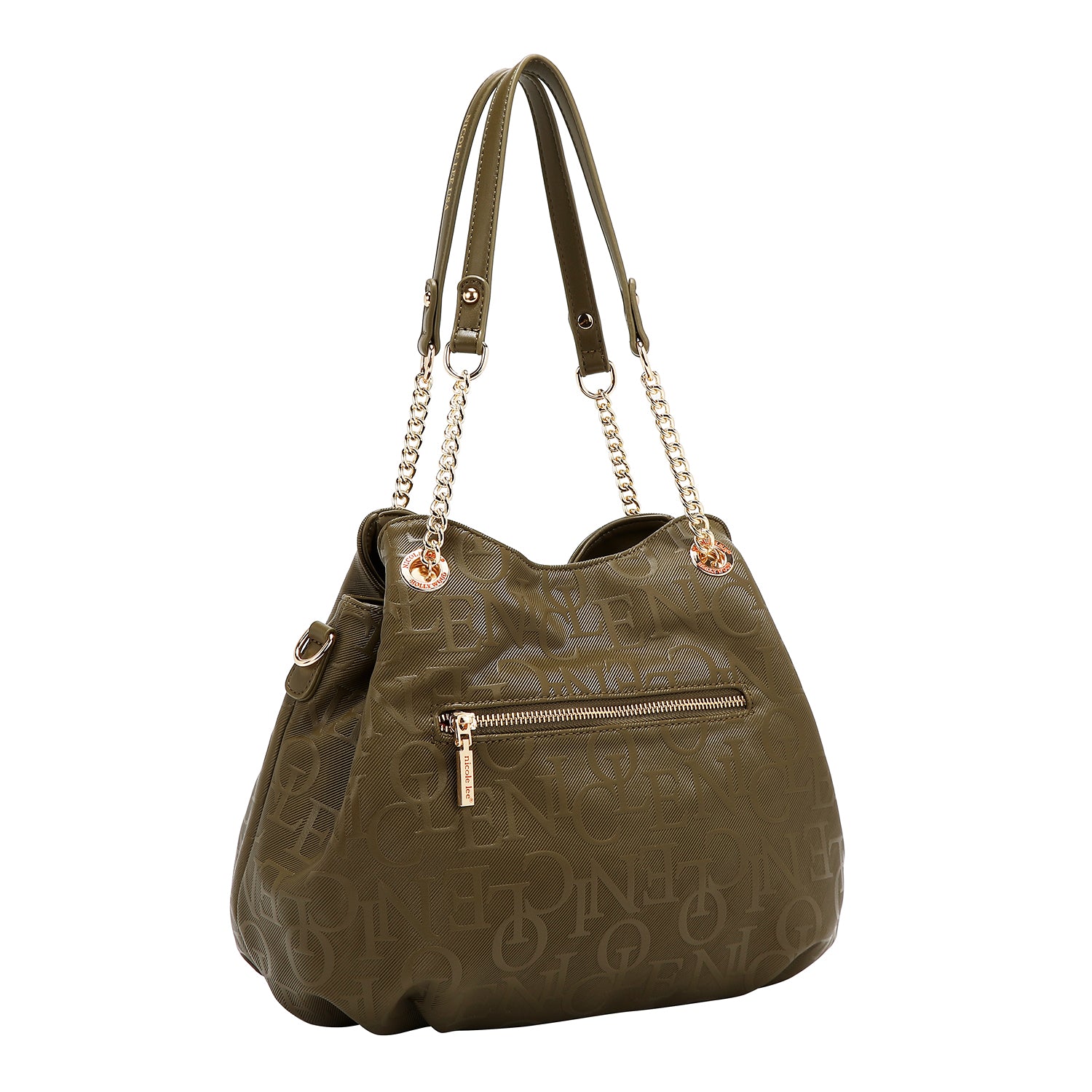 Borse in rilievo (oliva)