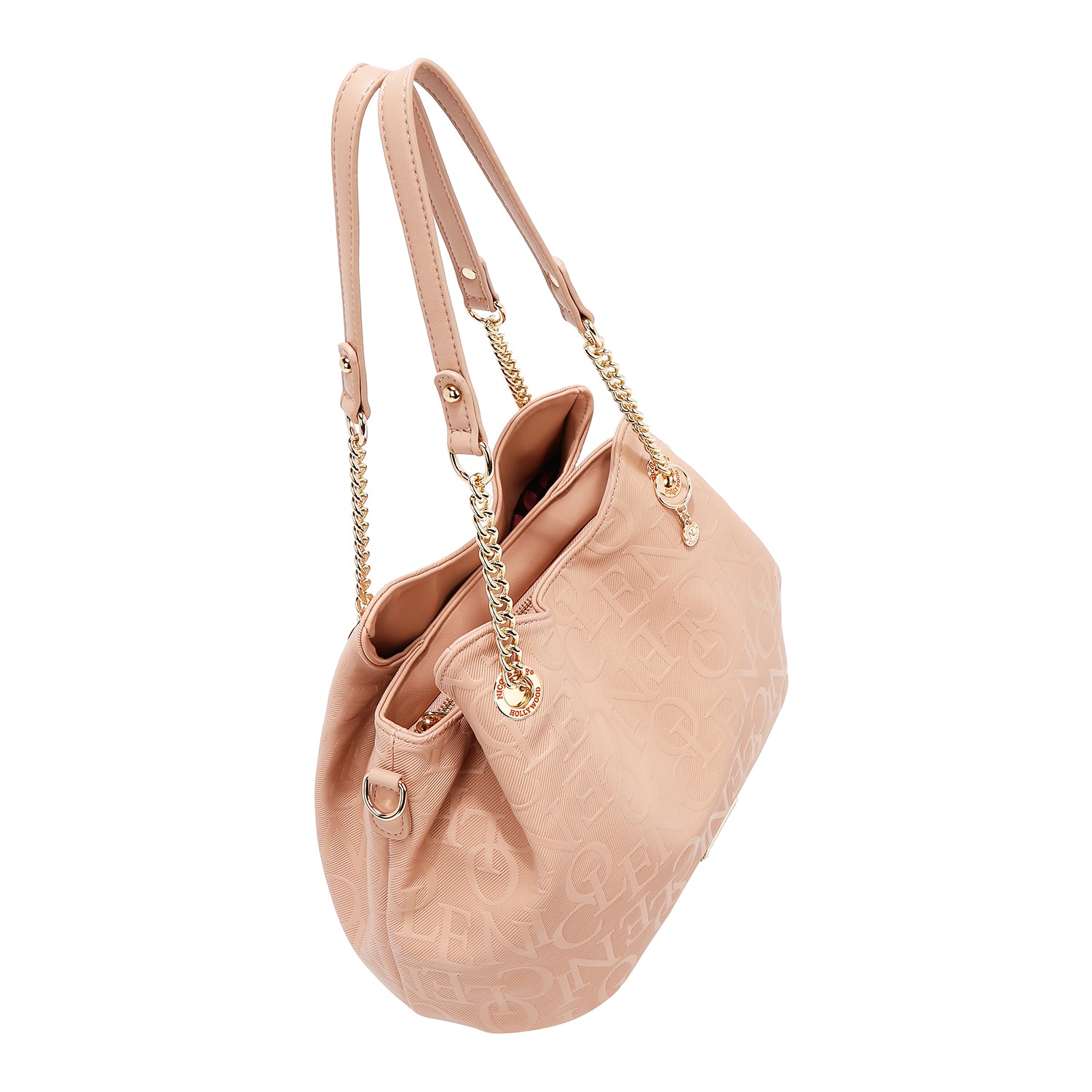 Handbag in relief (pink)