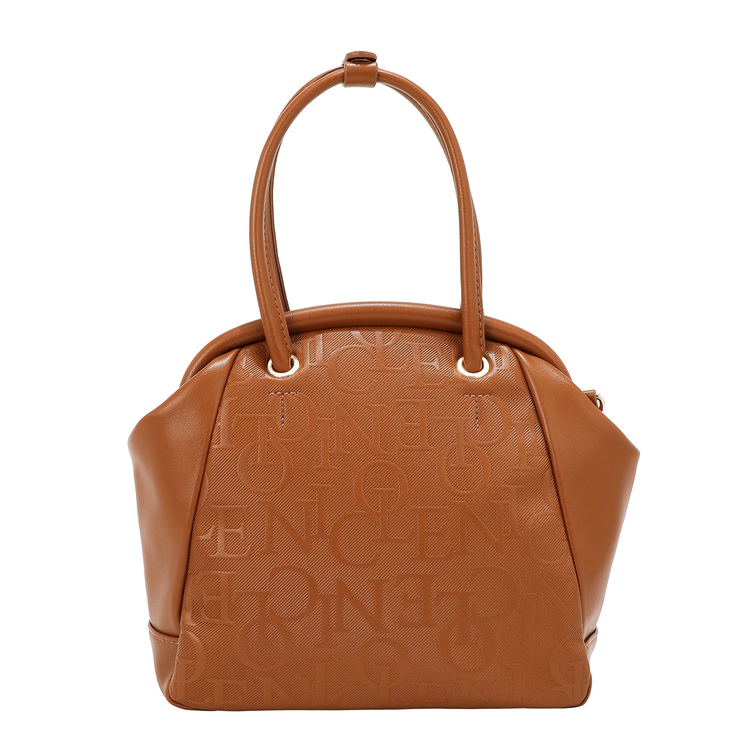 Stuma a tracolla con elegante cornice di rilievo (marrone)