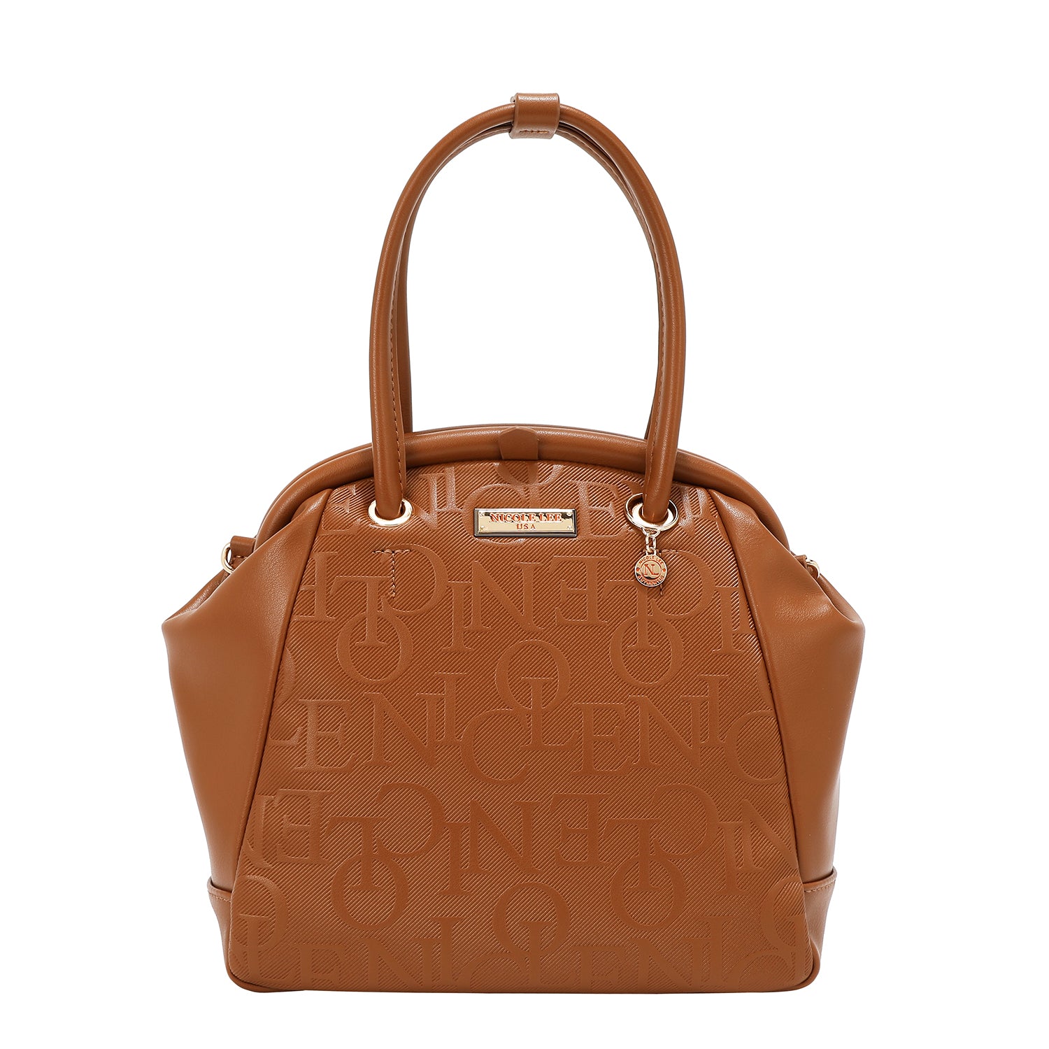 Stuma a tracolla con elegante cornice di rilievo (marrone)