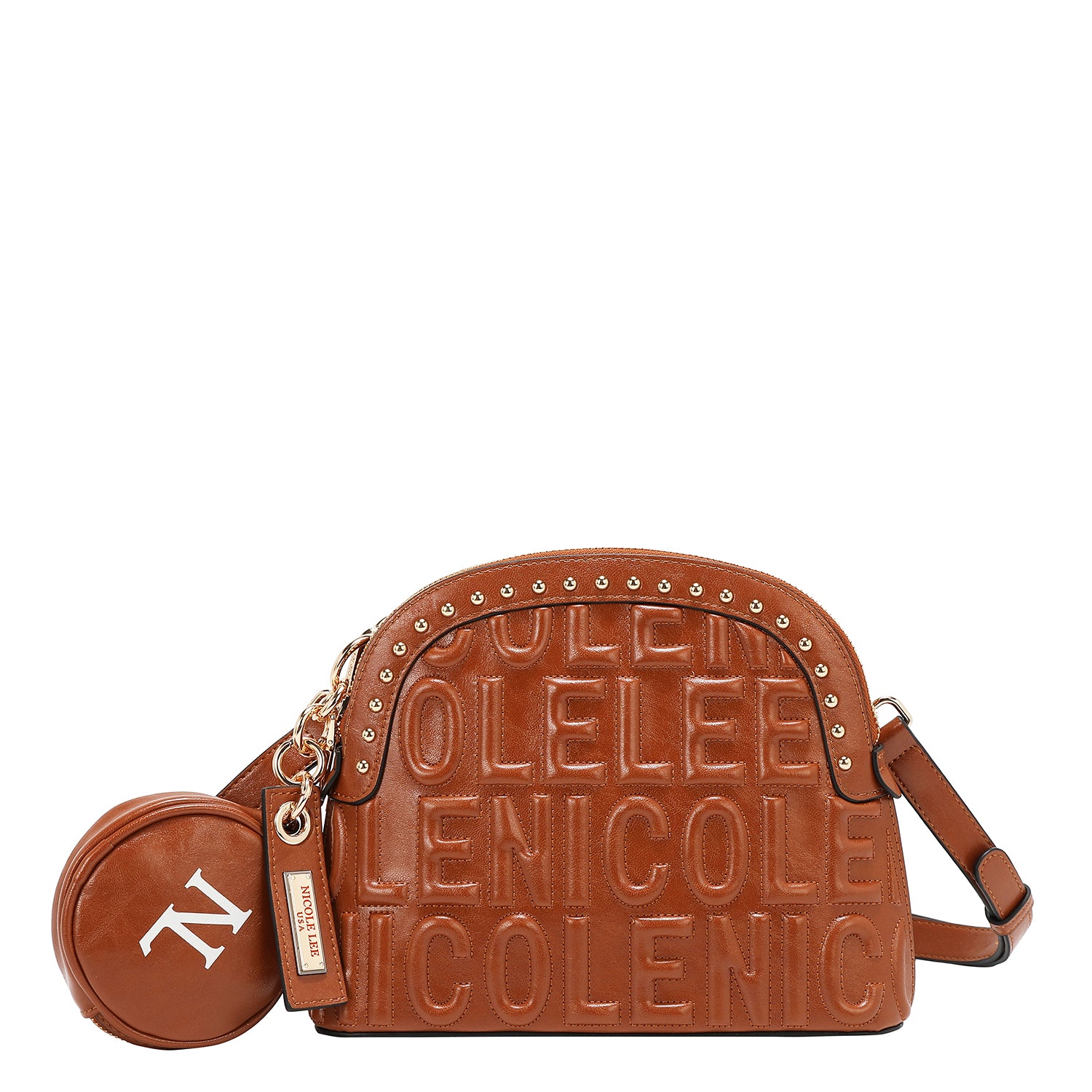 CROSSBODY BAG EMB17531 (BROWN)