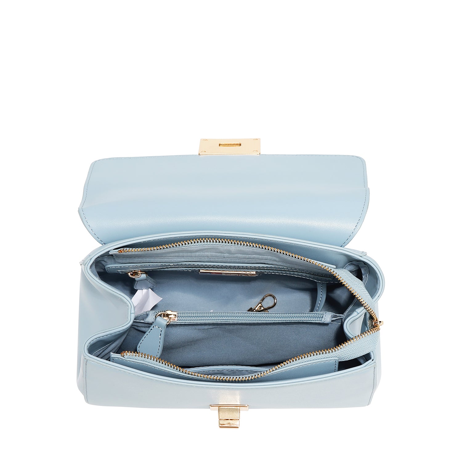 Borsa pop floreale (blu)