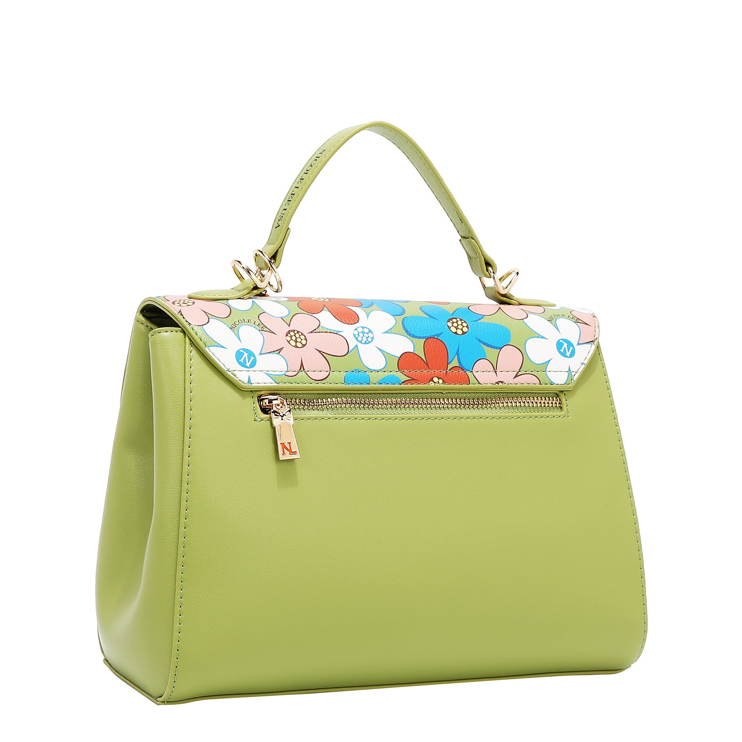 BOLSO POP FLORAL (VERDE)