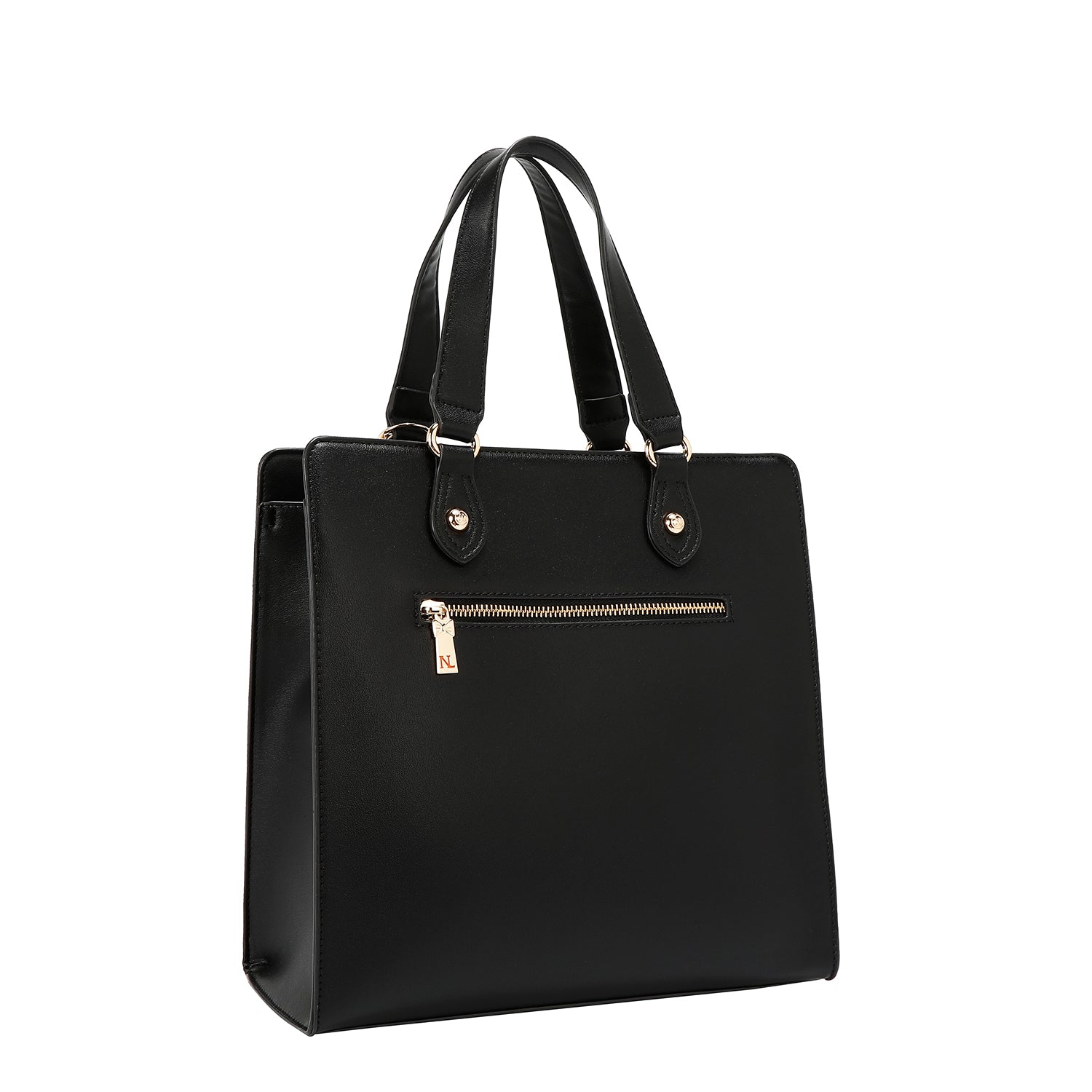 Floral Pop Tote Bag (Black)