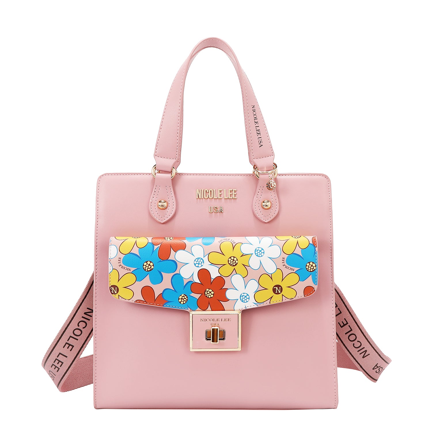 Bag pop floreale (rosa)