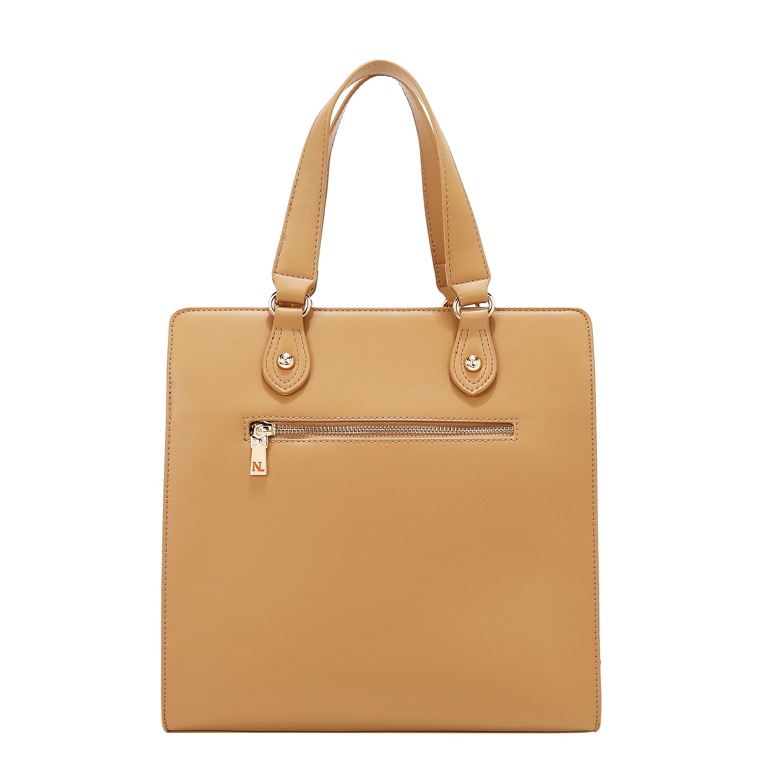 Floral Pop Tote Bag (Taupe)