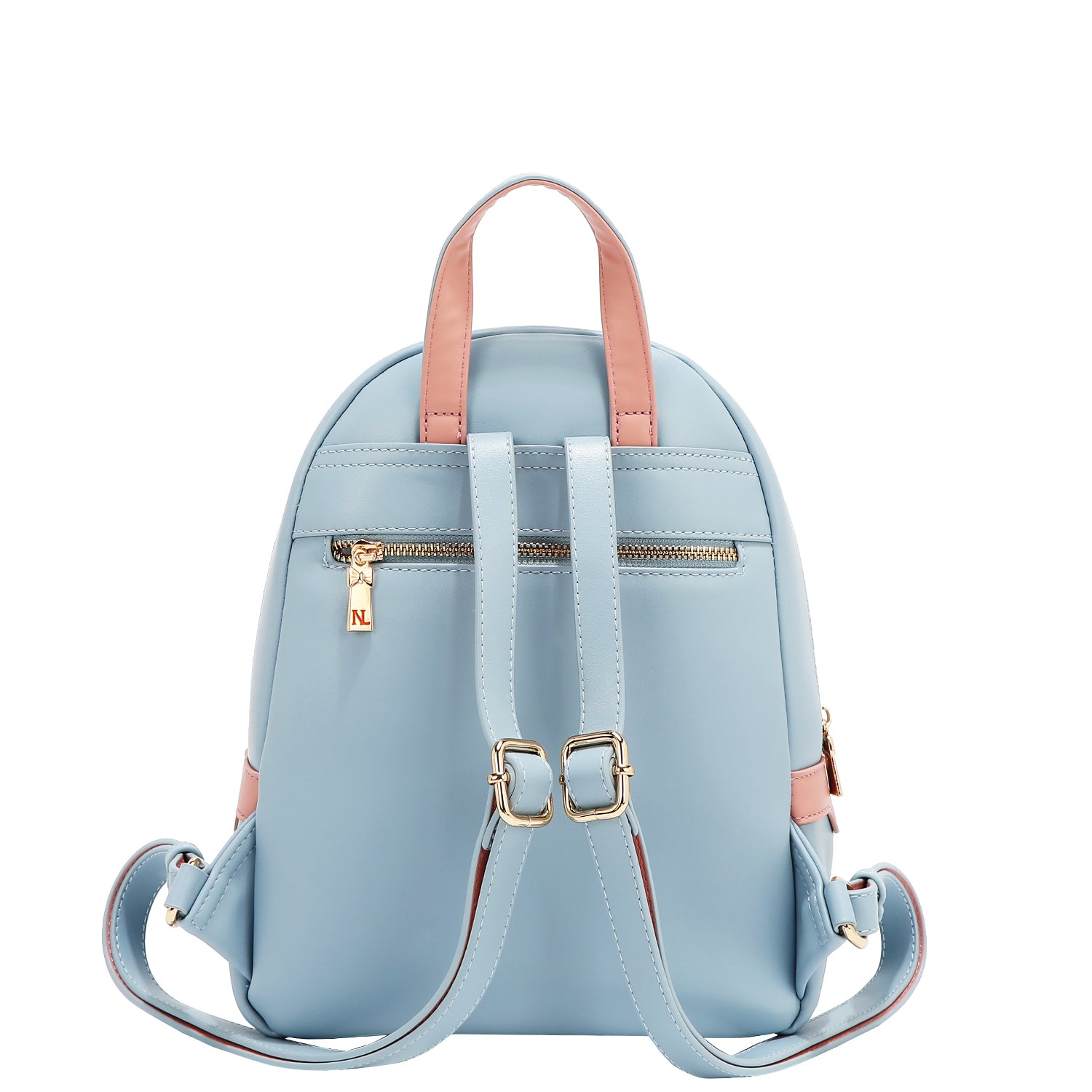 Blumenpop zurück (blau)