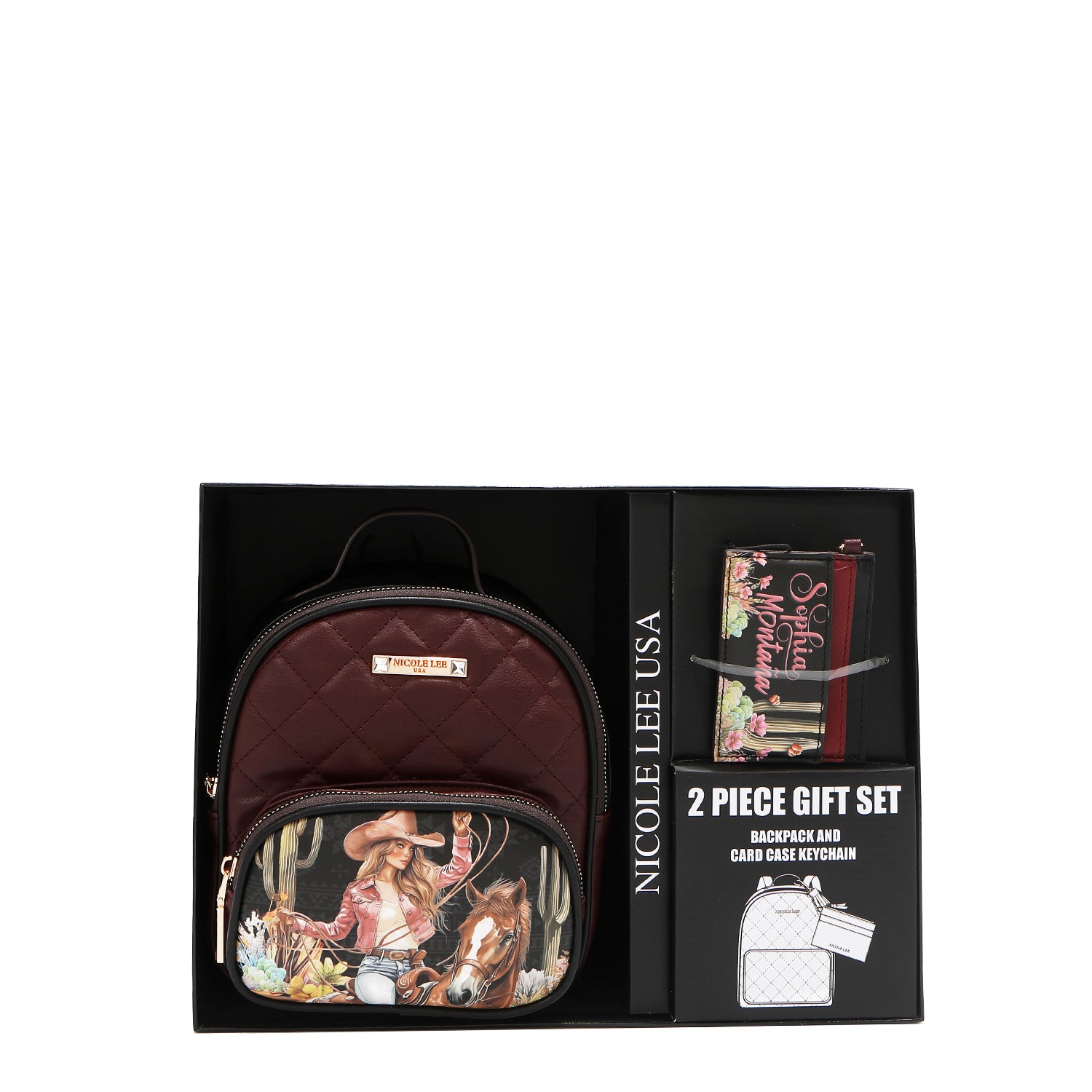 2-PIECE GIFT SET (Mini Backpack + Card Holder) (<tc>SOFIA MONTANA</tc>)