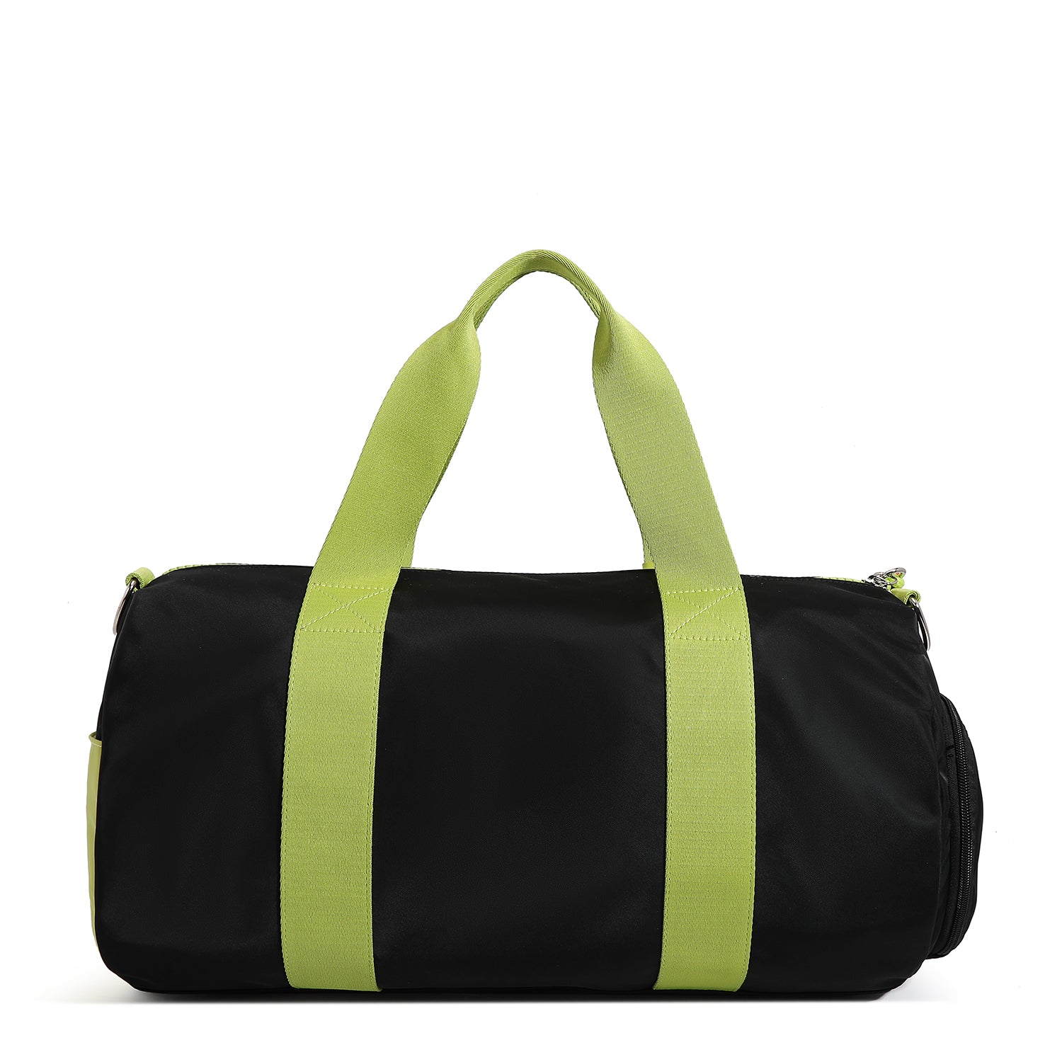 Lightweight Polyester Colorblock Duffel Bag, Gym Weekender with