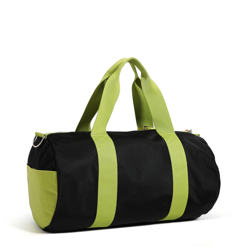 BOLSO DE GIMNASIO COLORBLOCK NEGRO