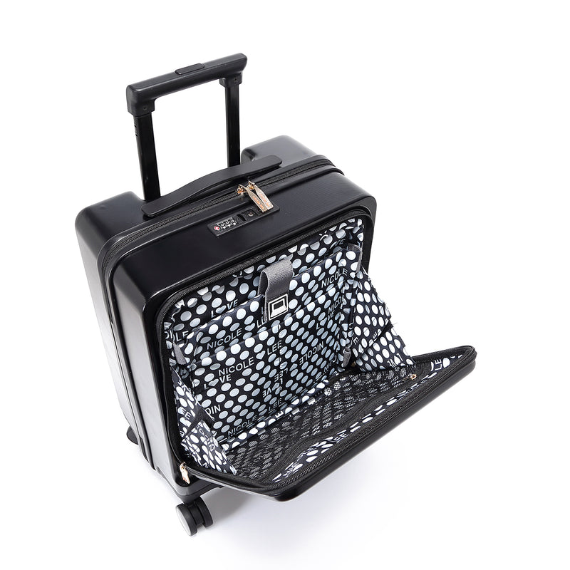 SOLID CARRY ON SUITCASE <tc>HEAVEN ON EARTH</tc>