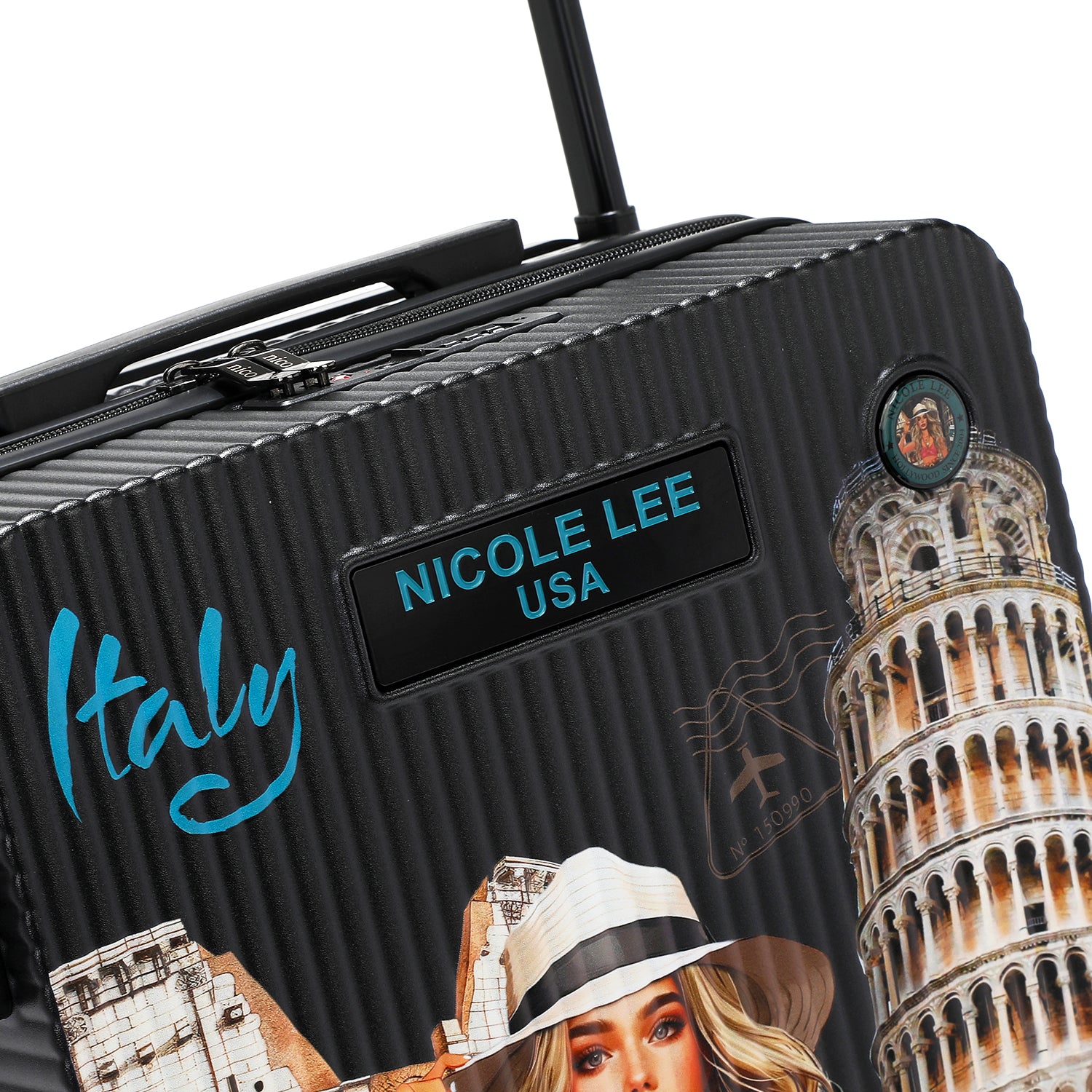 20" CABIN SUITCASE WITH STRETCHES (<tc>MARTHA TRAVELS ITALY</tc>)