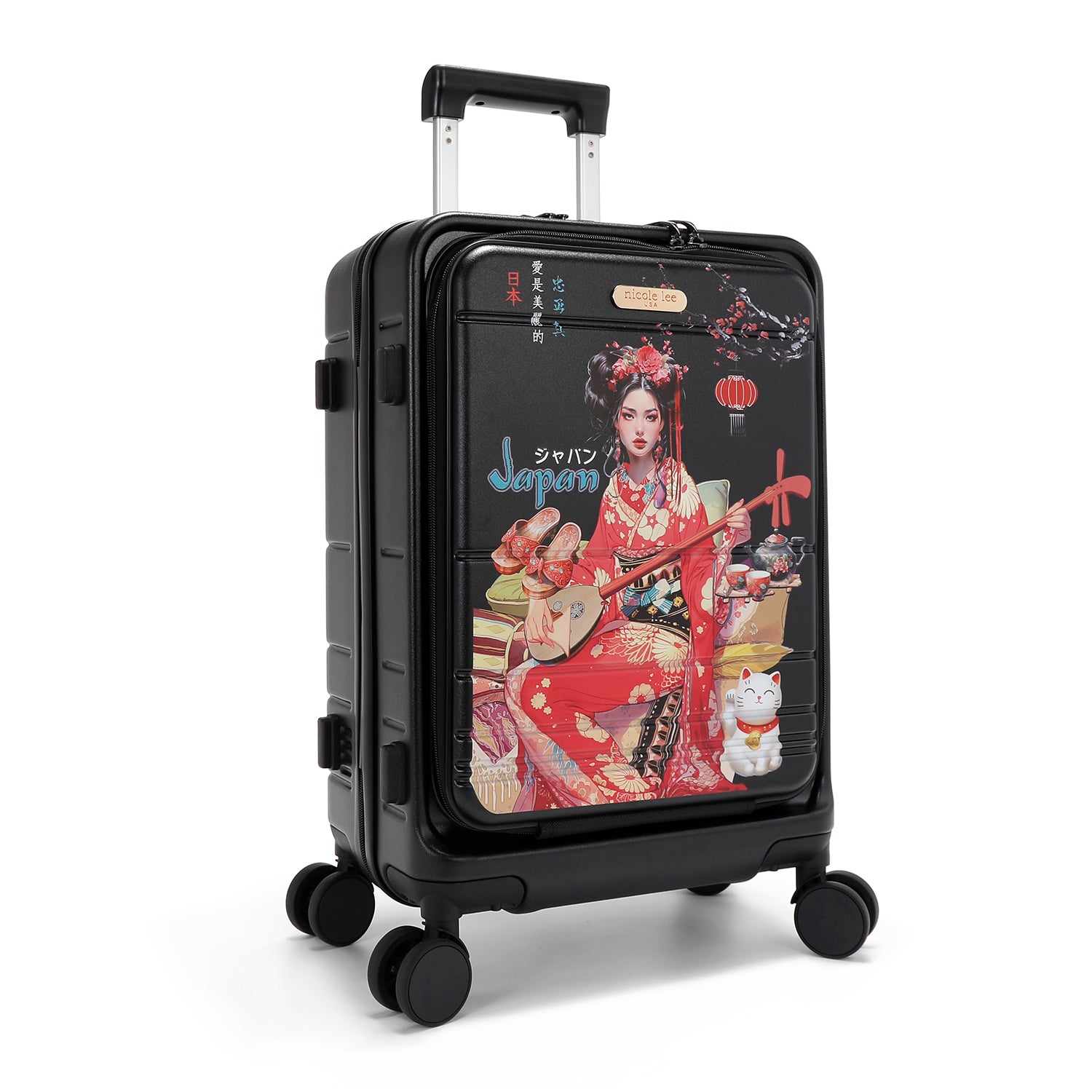 Kabinenkoffer 20" mit Streifen (<tc>AKIKO LA BELLEZA</tc>)